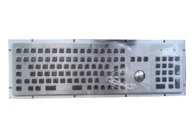 107 کلید صفحه کلید کامپیوتر فلزی USB با صفحه کلید Trackball / Numeric Keyboard